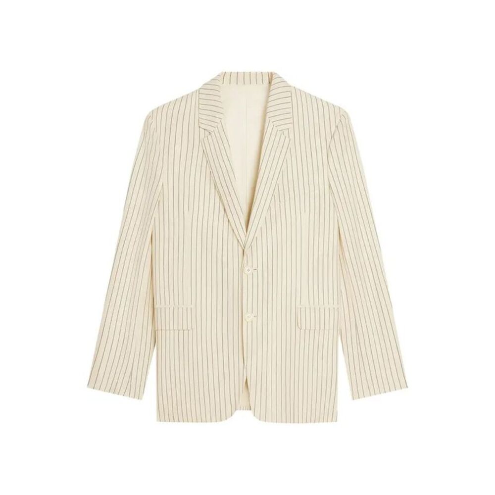 Celine Wool Striped Blazer Men